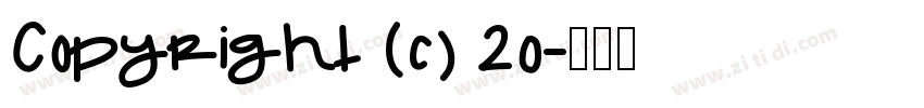 Copyright (c) 20字体转换